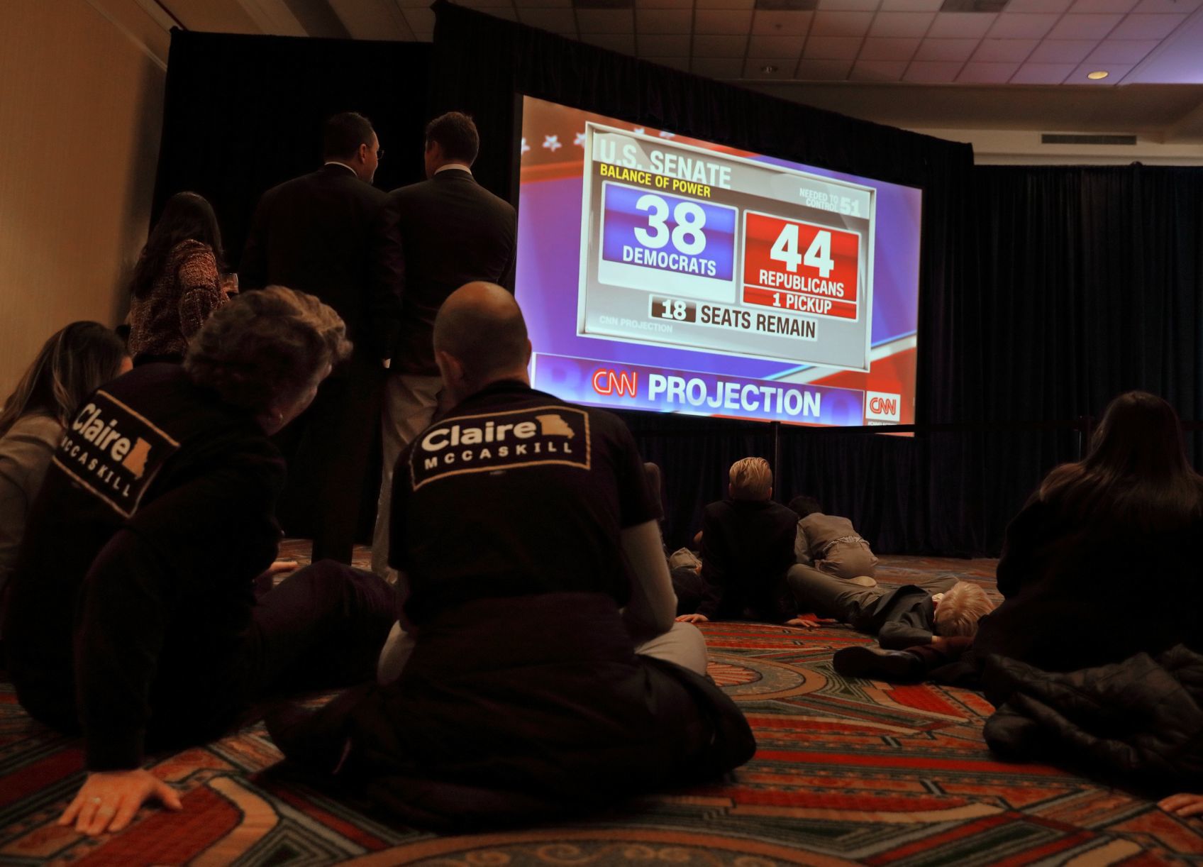 Sen. Claire McCaskill election night 2018